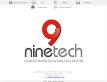 Tablet Screenshot of ninetech.com.br